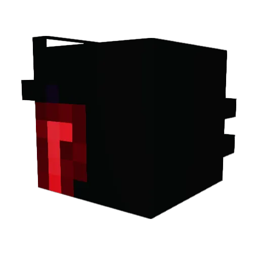 LxirCombo Minecraft avatar head, 3D render