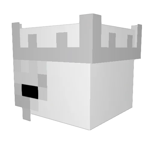 Lxkas0166 Minecraft avatar head, 3D render