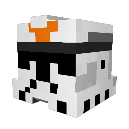 Lxke0101 Minecraft avatar head, 3D render