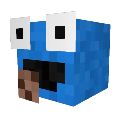 Lxn4r Minecraft avatar head, 3D render