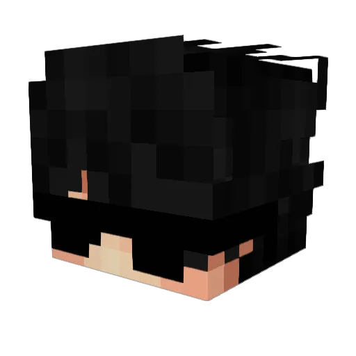 Lxnaris Minecraft avatar head, 3D render