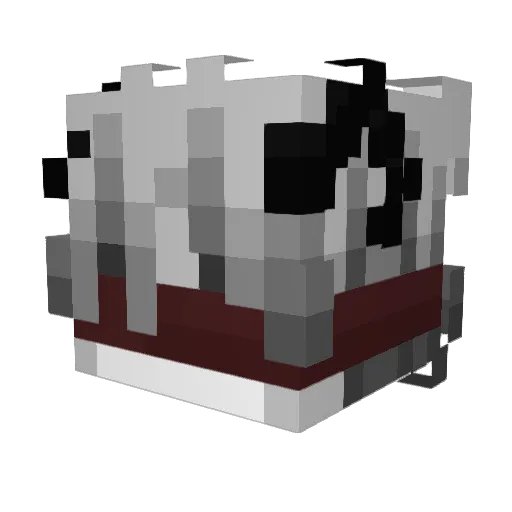 Lxncel0t Minecraft avatar head, 3D render