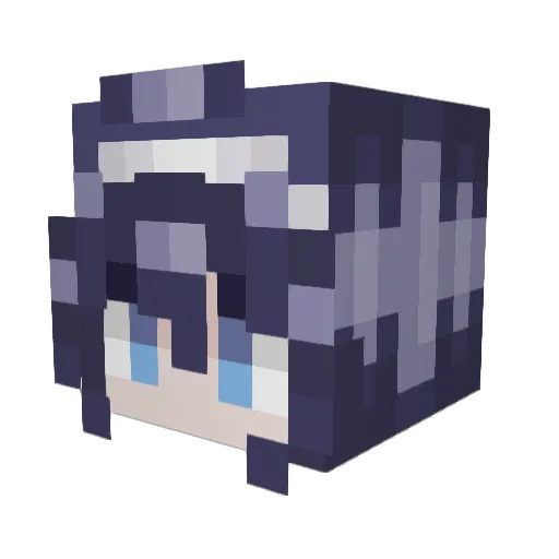 Lxnn__ Minecraft avatar head, 3D render