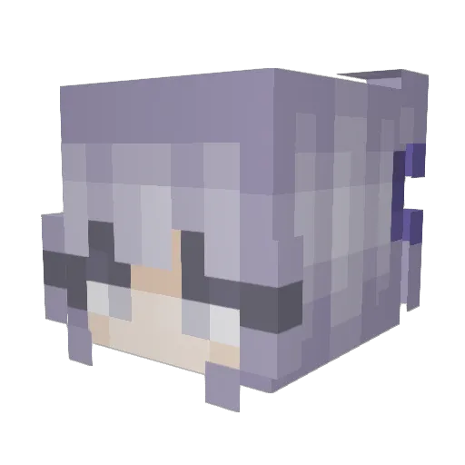 Lxon_1407 Minecraft avatar head, 3D render