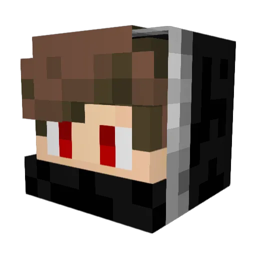 Lxrd_Zarex Minecraft avatar head, 3D render