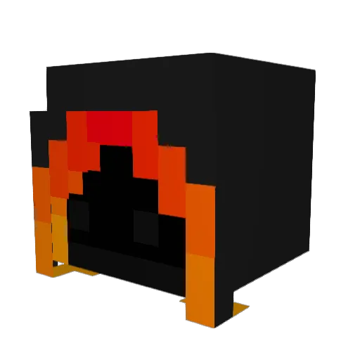 Lxxy07 Minecraft avatar head, 3D render