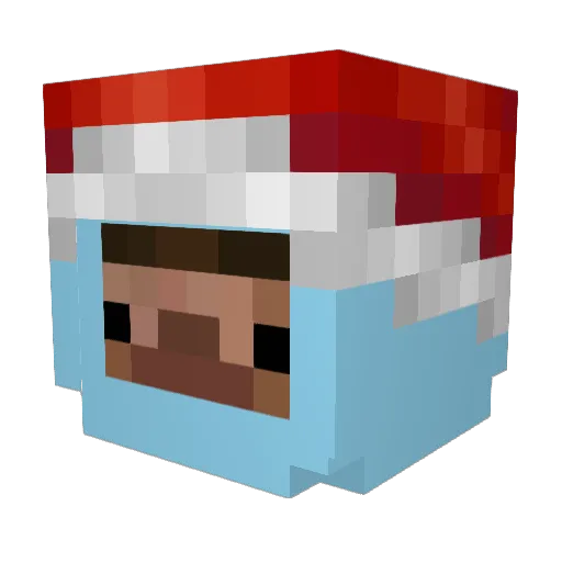 LyKia57 Minecraft avatar head, 3D render