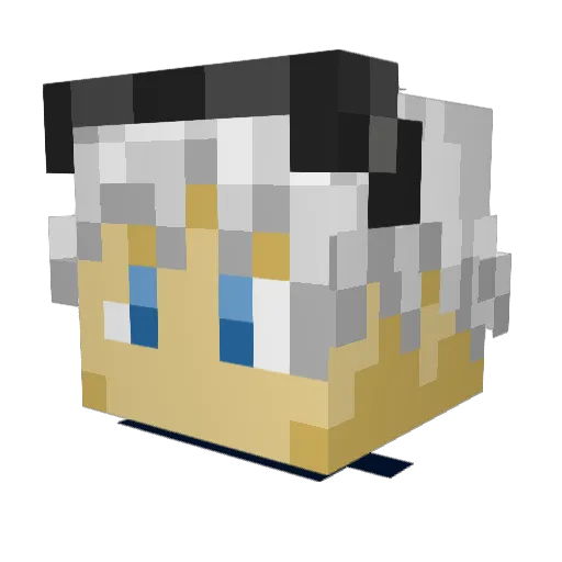 LyRick112 Minecraft avatar head, 3D render