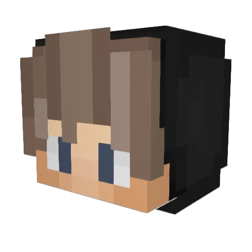 LySTr35 Minecraft avatar head, 3D render