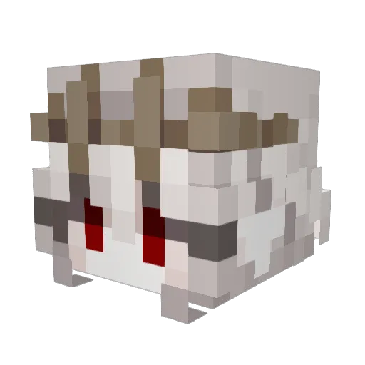 Ly_030 Minecraft avatar head, 3D render
