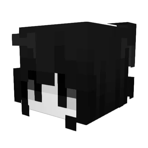 Lyaxxl_ Minecraft avatar head, 3D render