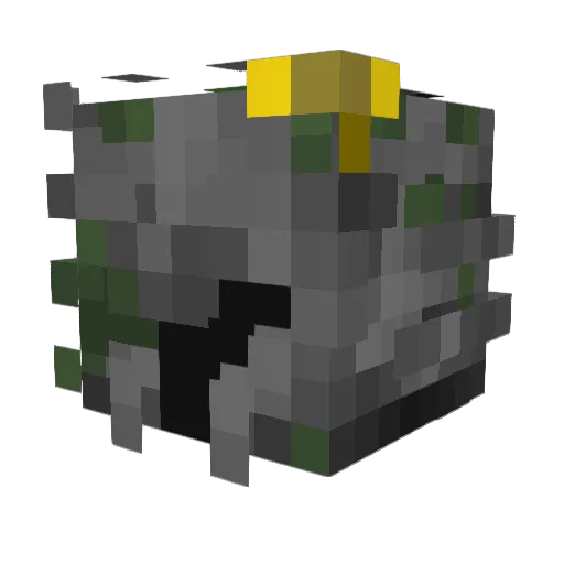 Lybaul Minecraft avatar head, 3D render