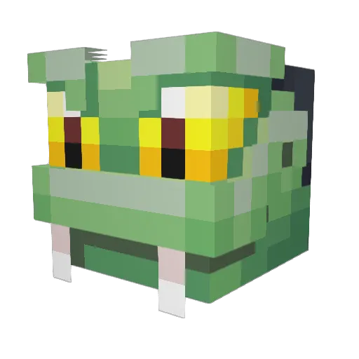 Lybojan Minecraft avatar head, 3D render