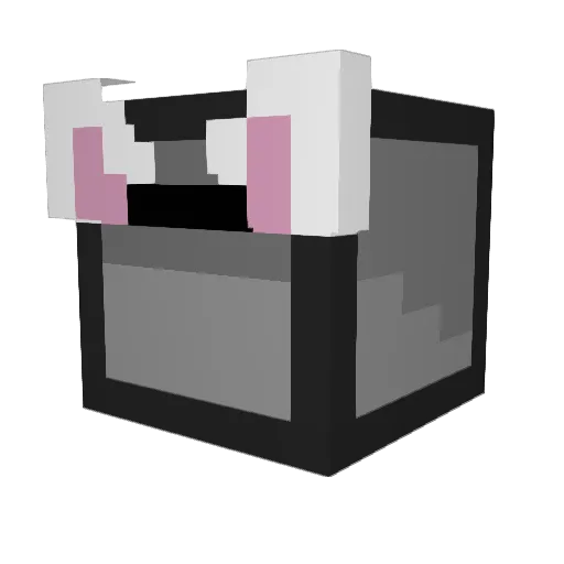 LycaCollective Minecraft avatar head, 3D render