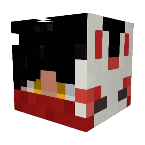LycanWalker_ Minecraft avatar head, 3D render
