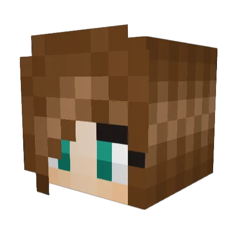 LycanYori Minecraft avatar head, 3D render
