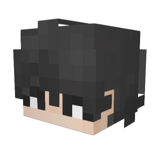 Lycans_ Minecraft avatar head, 3D render