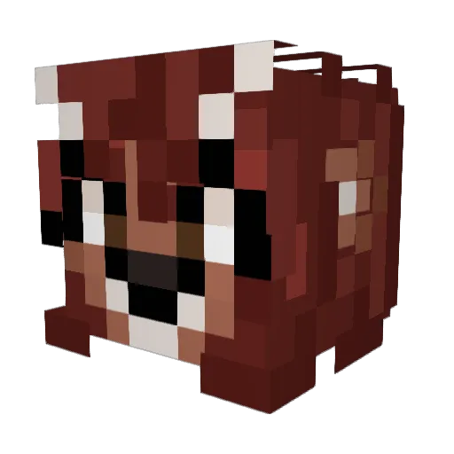Lycheea420 Minecraft avatar head, 3D render