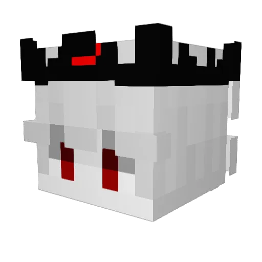Lycnoah Minecraft avatar head, 3D render