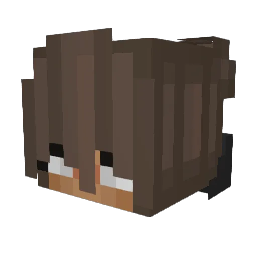 LydiaMatilda Minecraft avatar head, 3D render