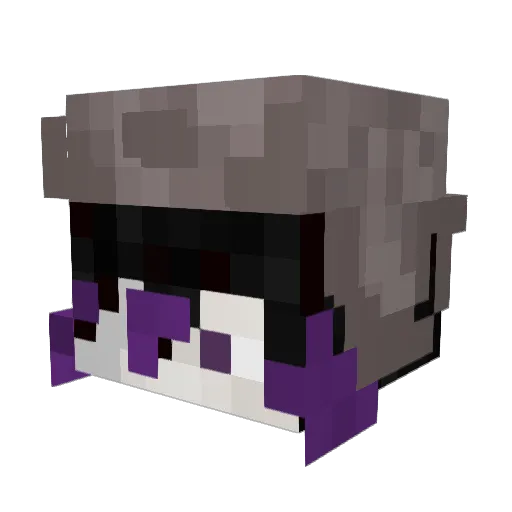Lydiaaa_ Minecraft avatar head, 3D render