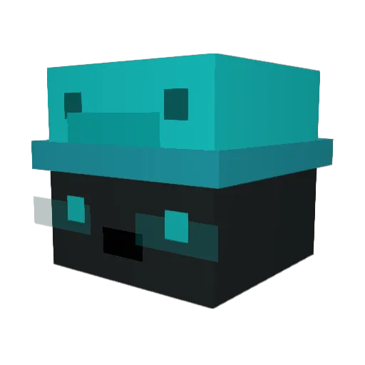 LydianS Minecraft avatar head, 3D render
