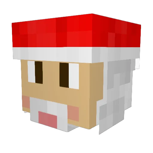 Lyes Minecraft avatar head, 3D render