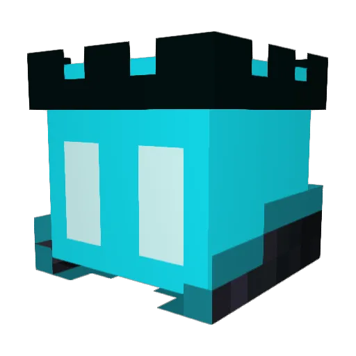 Lyewar Minecraft avatar head, 3D render