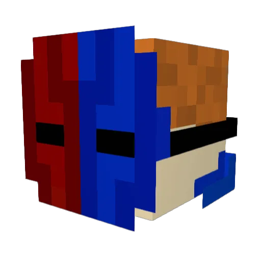 Lyexplayz Minecraft avatar head, 3D render