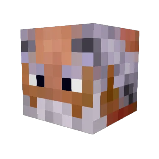 LyftSnus Minecraft avatar head, 3D render