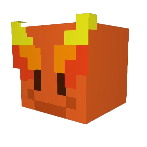 Lygaunt Minecraft avatar head, 3D render