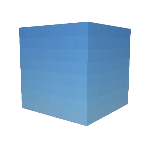 Lygu Minecraft avatar head, 3D render