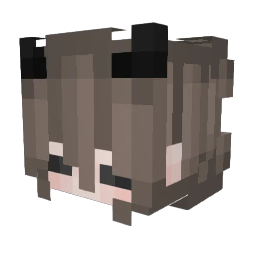 Lyhtmyst Minecraft avatar head, 3D render