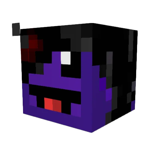 Lyicx Minecraft avatar head, 3D render