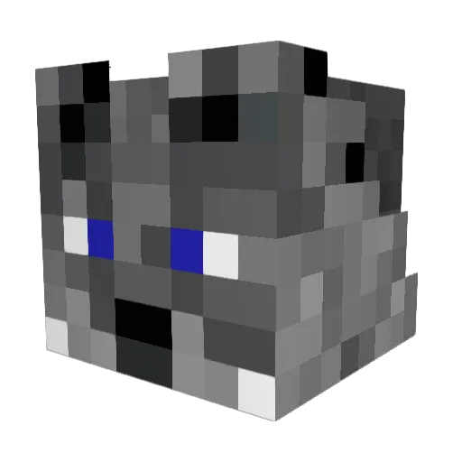 LyinWolf Minecraft avatar head, 3D render