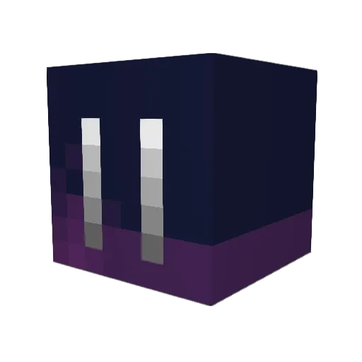 Lykanatic Minecraft avatar head, 3D render