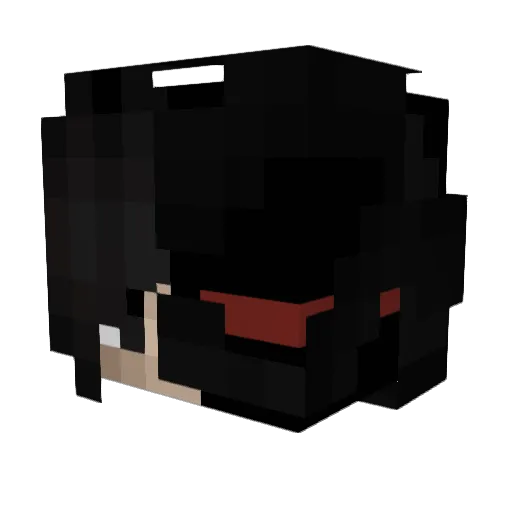 Lykas88 Minecraft avatar head, 3D render
