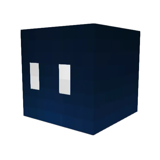 Lykos7x Minecraft avatar head, 3D render
