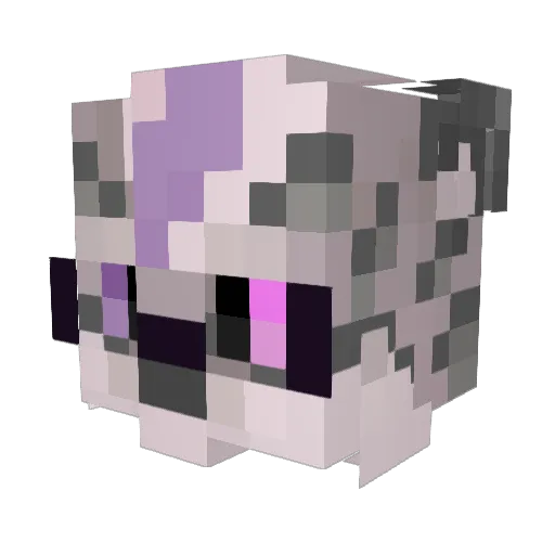 LylaSnep Minecraft avatar head, 3D render