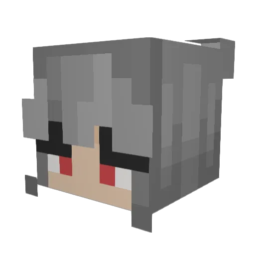 LylaSprinkles Minecraft avatar head, 3D render