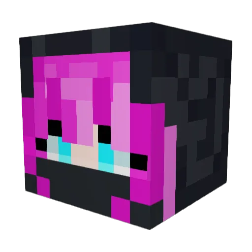 Lylahavok09 Minecraft avatar head, 3D render