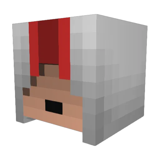Lymatric_Void Minecraft avatar head, 3D render