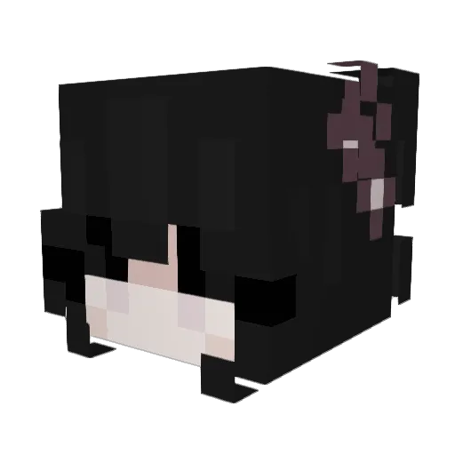 LymeGreen_Cake Minecraft avatar head, 3D render