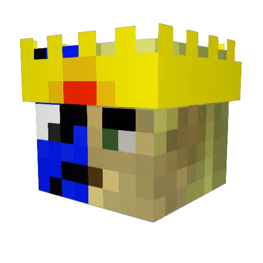 LynMaster2000 Minecraft avatar head, 3D render