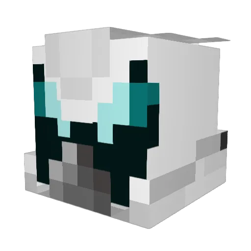 Lynczy Minecraft avatar head, 3D render