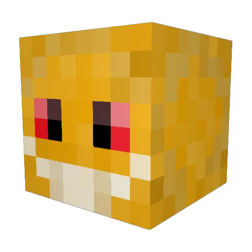 Lynes_Steven Minecraft avatar head, 3D render