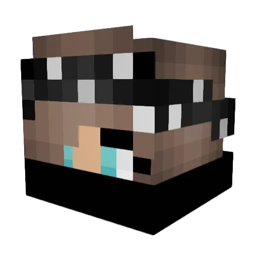 Lynessa_ Minecraft avatar head, 3D render