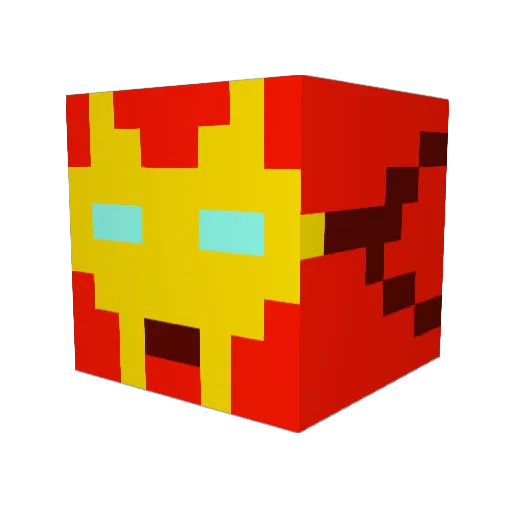 LynetFrederik Minecraft avatar head, 3D render