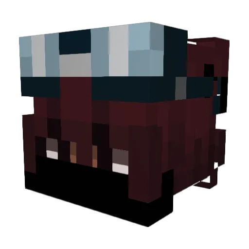 LyneyCat Minecraft avatar head, 3D render