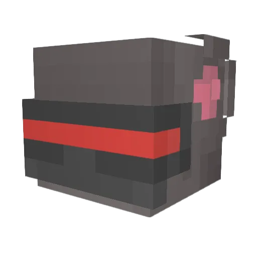 LyniPoli Minecraft avatar head, 3D render